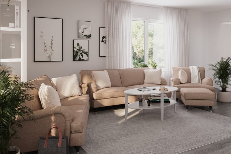 Howard Classic 3,5-personers Sofa - Mørkbeige - Møbler - Sofaer - Howard sofa