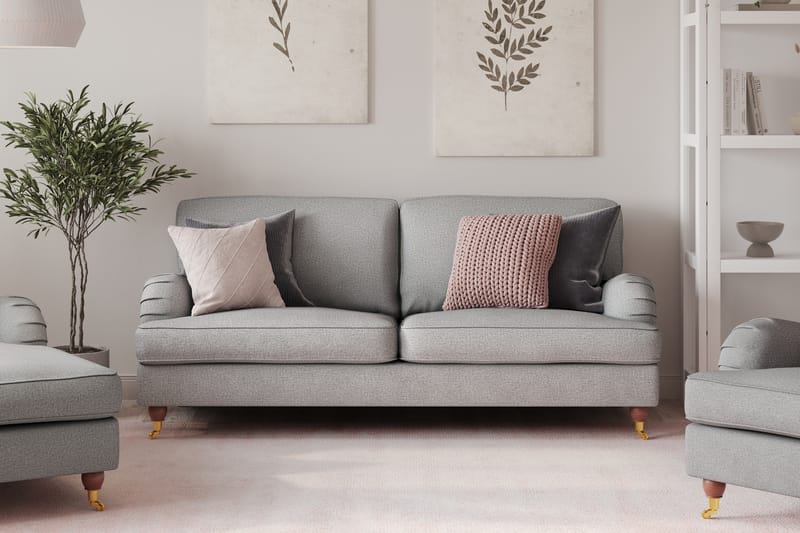 Howard Lyx 3-pers Sofa - Lysegrå - Møbler - Sofaer - Howard sofa