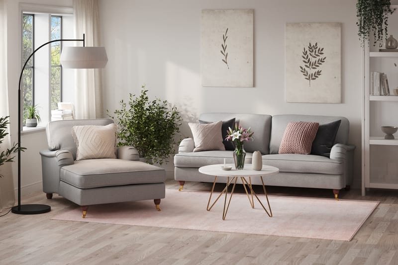 Howard Lyx 3-pers Sofa - Lysegrå - Møbler - Sofaer - Howard sofa