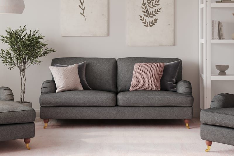 Howard Lyx 3-pers Sofa - Mørkegrå - Møbler - Sofaer - Howard sofa