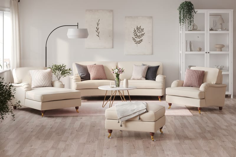 Howard Lyx 3-Pers. Sofa Buet - Beige - Møbler - Sofaer - Howard sofa