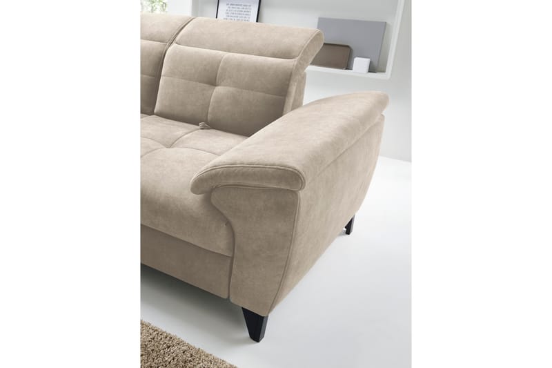 Inferne 5-personers Sofa med Chaiselong - Beige - Møbler - Sofaer - Sofa med chaiselong