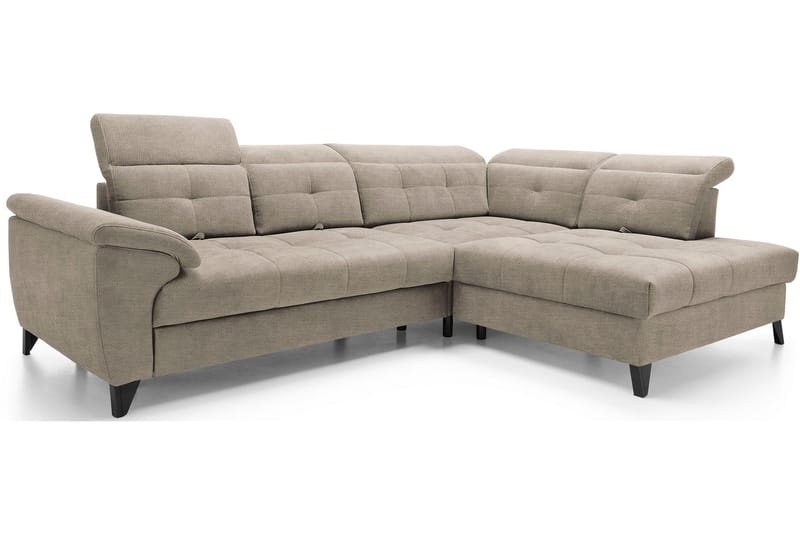 Inferne 5-personers Sofa med Chaiselong - Beige - Møbler - Sofaer - Sofa med chaiselong