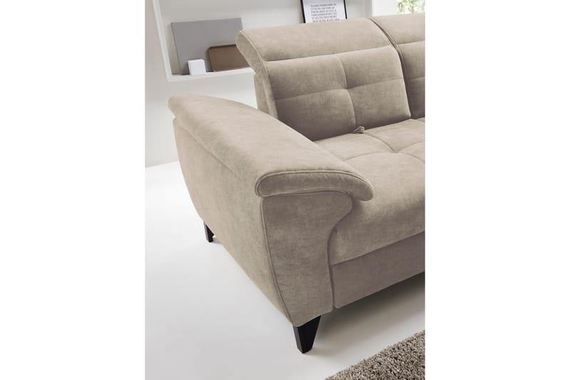 Inferne 5-personers Sofa med Chaiselong - Beige - Møbler - Sofaer - Sofa med chaiselong