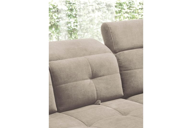 Inferne 5-personers Sofa med Chaiselong - Beige - Møbler - Sofaer - Sofa med chaiselong