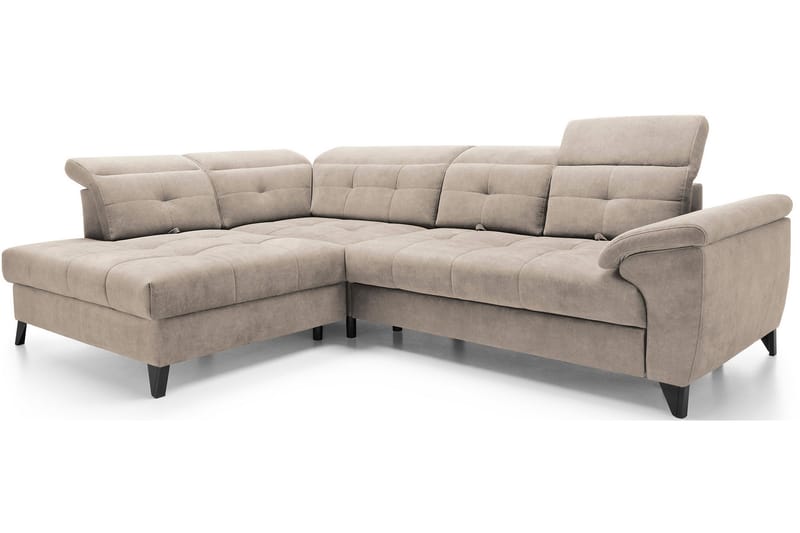 Inferne 5-personers Sofa med Chaiselong - Beige - Møbler - Sofaer - Sofa med chaiselong