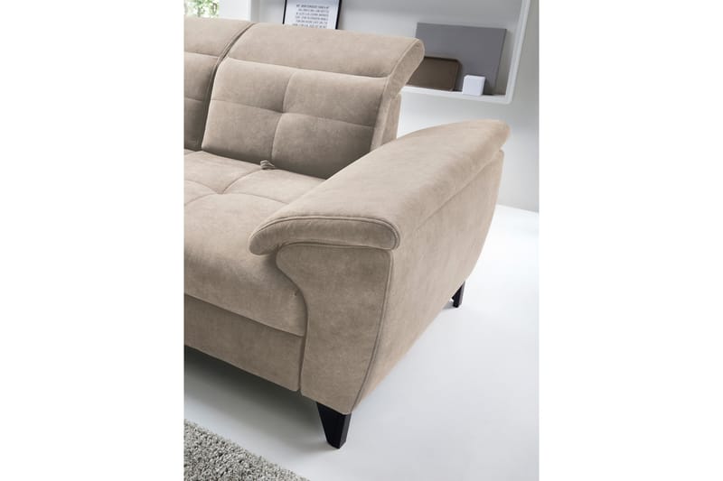 Inferne 5-personers Sofa med Chaiselong - Beige - Møbler - Sofaer - Sofa med chaiselong