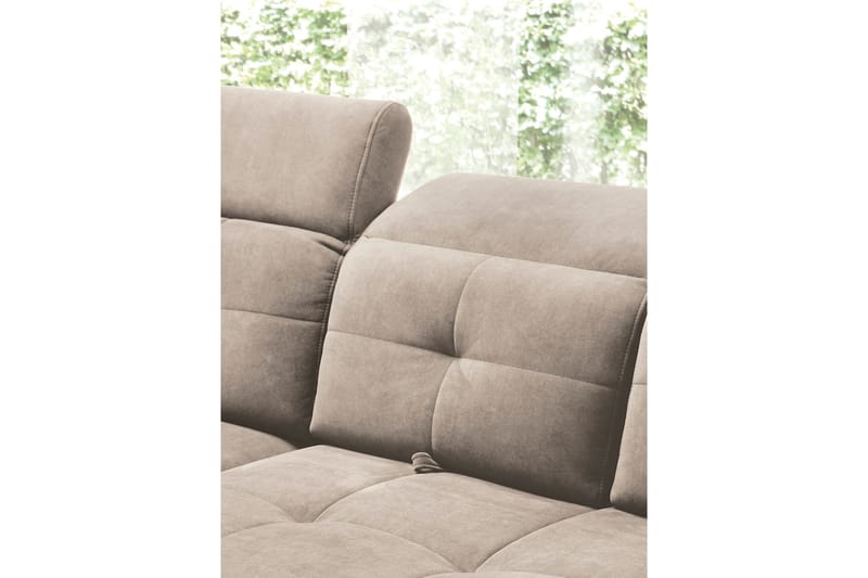 Inferne 5-personers Sofa med Chaiselong - Beige - Møbler - Sofaer - Sofa med chaiselong