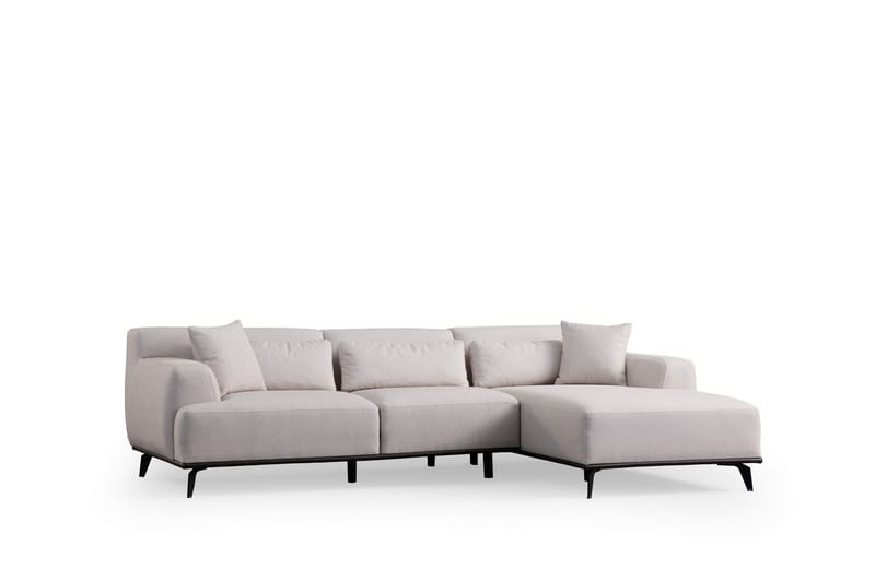 Jaguar 4-personers Sofa med Chaiselong - Hvid - Møbler - Sofaer - Sofa med chaiselong