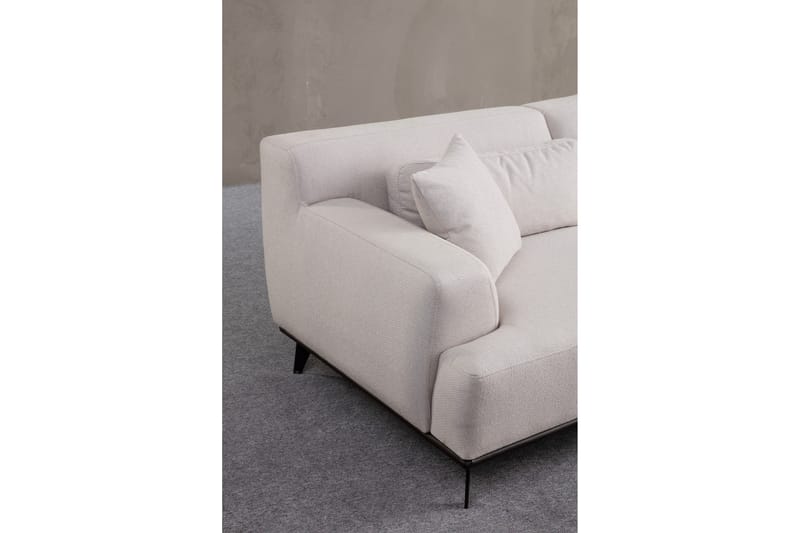 Jaguar 4-personers Sofa med Chaiselong - Hvid - Møbler - Sofaer - Sofa med chaiselong