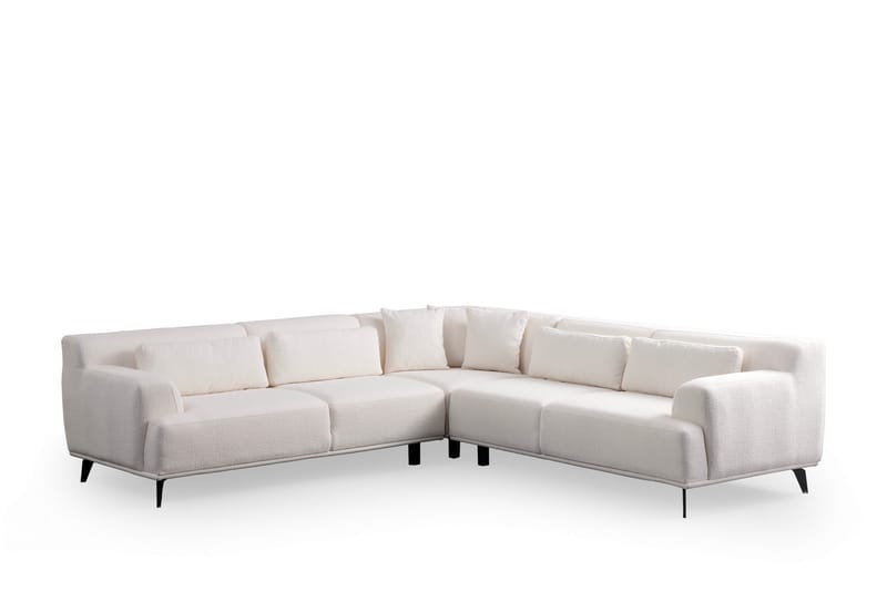 Jaguar 4-personers Sofa med Chaiselong - Hvid - Møbler - Sofaer - Sofa med chaiselong