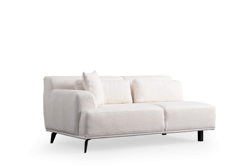 Jaguar 4-personers Sofa med Chaiselong - Hvid - Møbler - Sofaer - Sofa med chaiselong