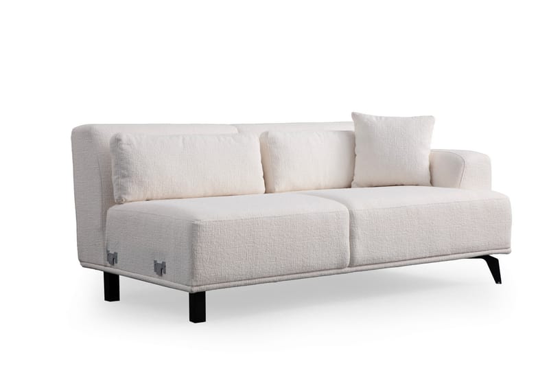 Jaguar 4-personers Sofa med Chaiselong - Hvid - Møbler - Sofaer - Sofa med chaiselong