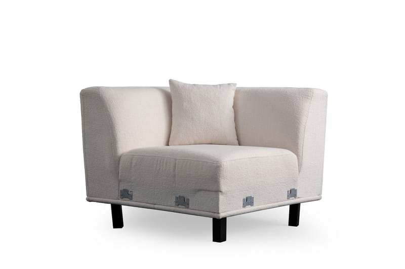 Jaguar 4-personers Sofa med Chaiselong - Hvid - Møbler - Sofaer - Sofa med chaiselong