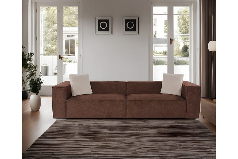 Kaolins Sofa 3-personers - Brun - Møbler - Sofaer - 3 personers sofa