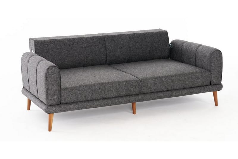 Khambalia 3-personers Sofa - Antracit - Møbler - Sofaer - 3 personers sofa