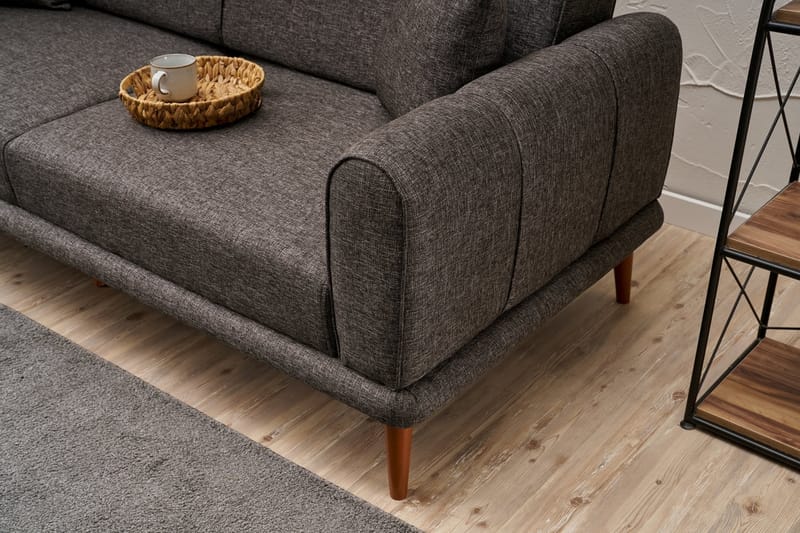 Khambalia 3-personers Sofa - Antracit - Møbler - Sofaer - 3 personers sofa