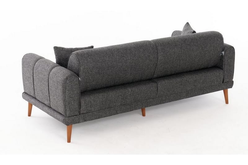 Khambalia 3-personers Sofa - Antracit - Møbler - Sofaer - 3 personers sofa