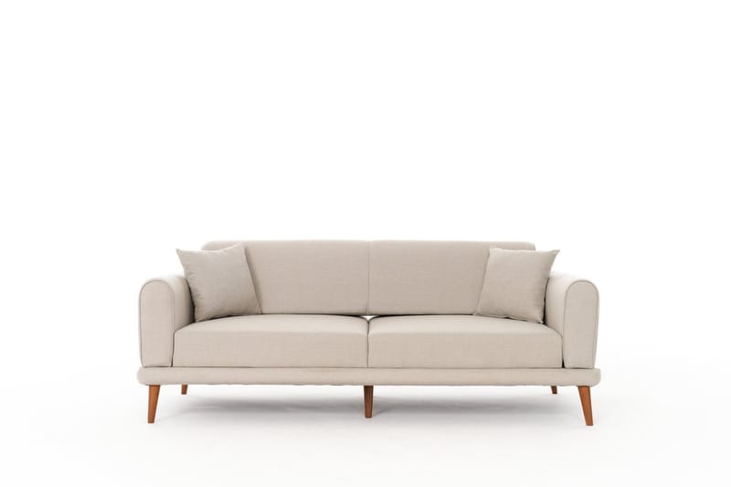 Khambalia 3-personers Sofa - Creme - Møbler - Sofaer - 3 personers sofa