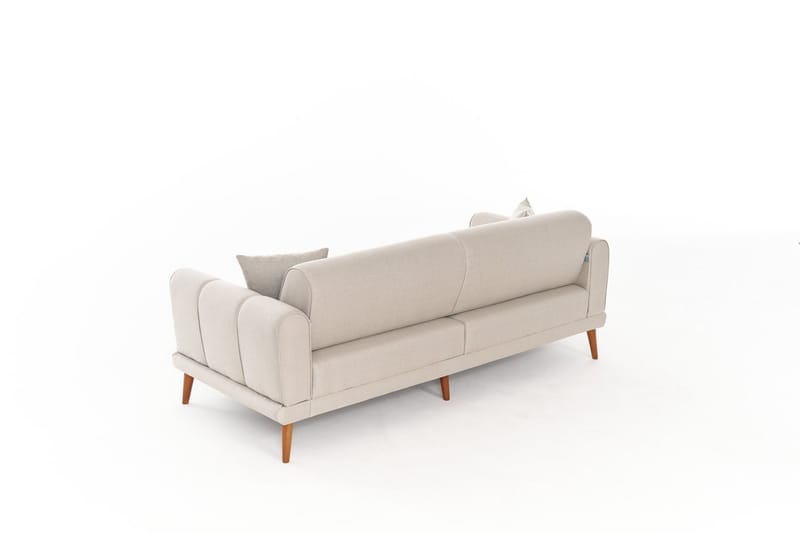 Khambalia 3-personers Sofa - Creme - Møbler - Sofaer - 3 personers sofa