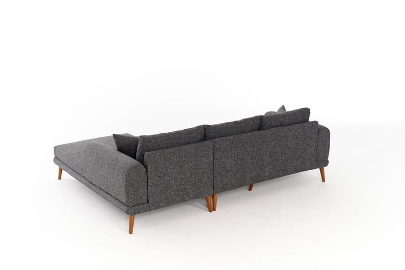 Khambalia 4-personers Sofa med Chaiselong - Antracit - Møbler - Sofaer - Sofa med chaiselong