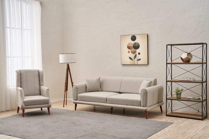 Khambalia Sofagruppe - Beige - Møbler - Sofaer - Sofagrupper