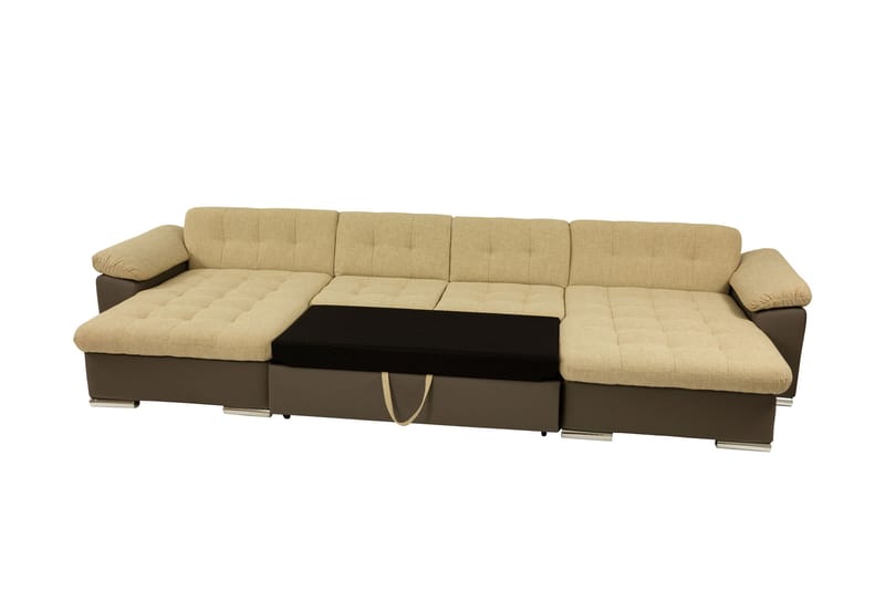 Kinzer Sofa Dobbeldivan 5-seter - Beige - Møbler - Sofaer - U Sofa