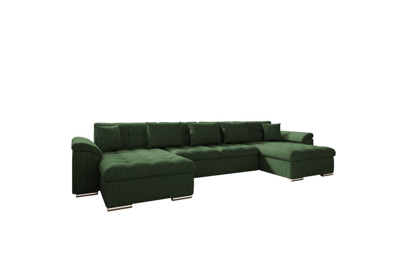 Kinzer Sofa Dobbeldivan 5-seter - Grøn - Møbler - Sofaer - U Sofa