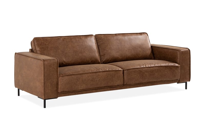 Akron 3-pers. sofa bonded læder - Møbler - Sofaer - Lædersofaer