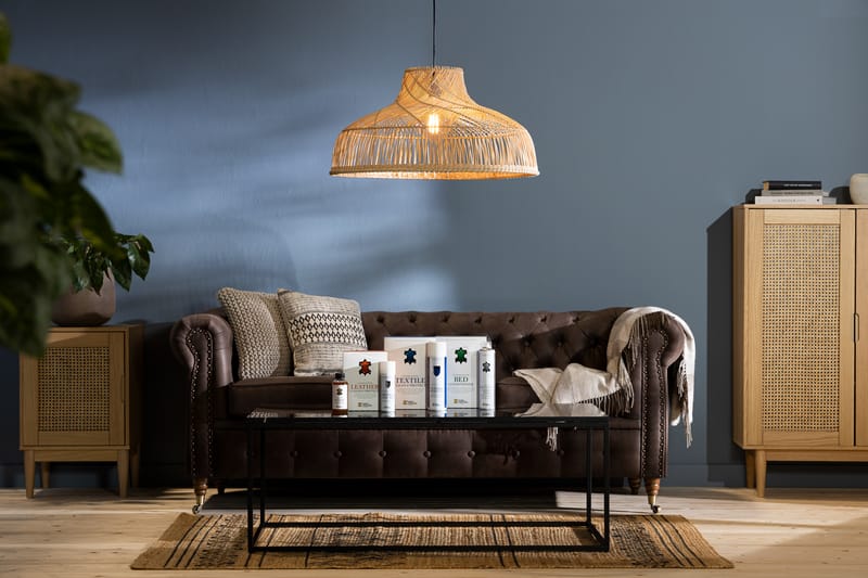 Chesterfield Deluxe 2-pers Sofa - Mørkebrun - Møbler - Sofaer - Lædersofaer