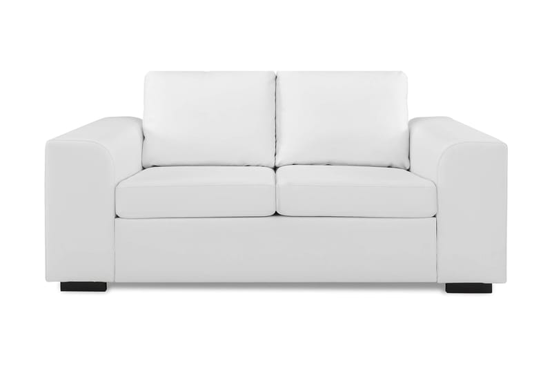 Link 2-pers Sofa Kunstlæder - Hvid - Møbler - Sofaer - Lædersofaer