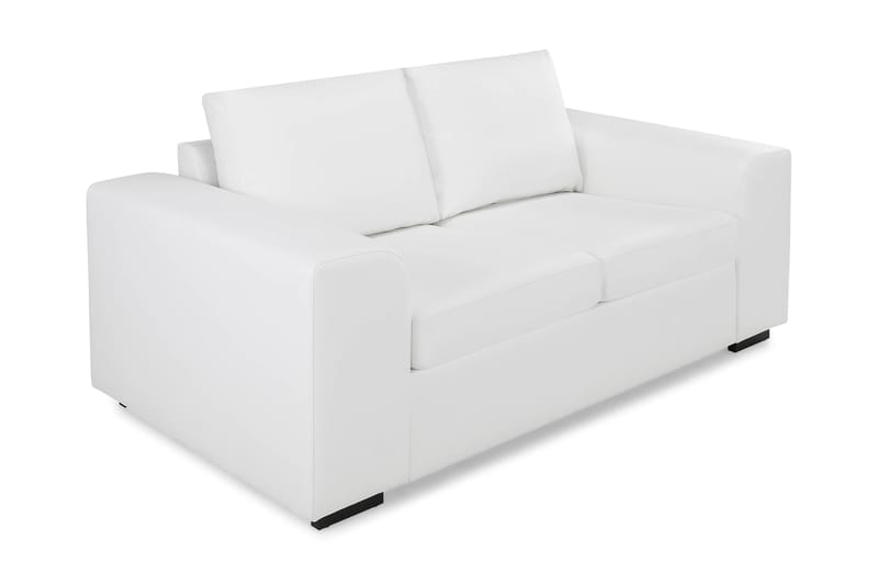 Link 2-pers Sofa Kunstlæder - Hvid - Møbler - Sofaer - Lædersofaer