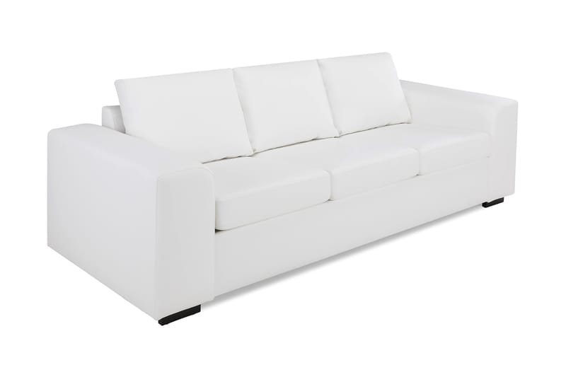 Link 3-pers Sofa Kunstlæder - Hvid - Møbler - Sofaer - Lædersofaer