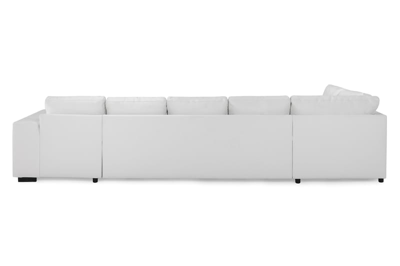 Link U-sofa XXL med Chaiselong Højre - Hvid - Møbler - Sofaer - Lædersofaer