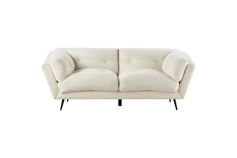 Lenvik Sofa 3-personers - Sort/Hvid - Møbler - Sofaer - 3 personers sofa