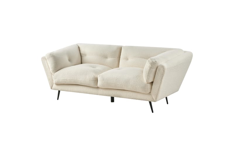 Lenvik Sofa 3-personers - Sort/Hvid - Møbler - Sofaer - 3 personers sofa