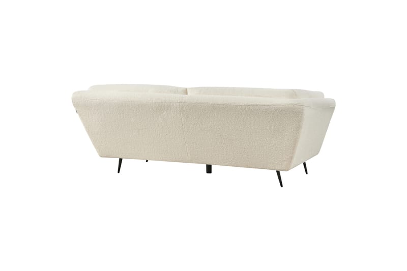 Lenvik Sofa 3-personers - Sort/Hvid - Møbler - Sofaer - 3 personers sofa