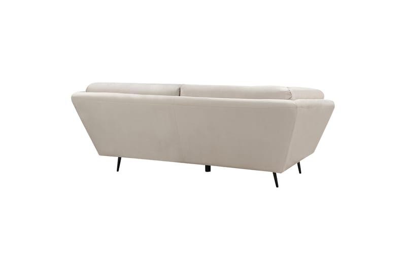 Lenvik Sofa 3-personers - Beige/Sort - Møbler - Sofaer - 3 personers sofa