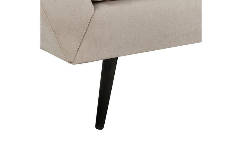 Lenvik Sofa 3-personers - Beige/Sort - Møbler - Sofaer - 3 personers sofa