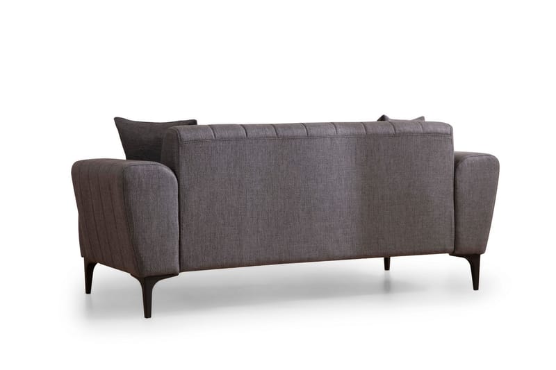 Lilesville 3-Pers. Sofa - Mørkegrå - Møbler - Sofaer - 2 personers sofa