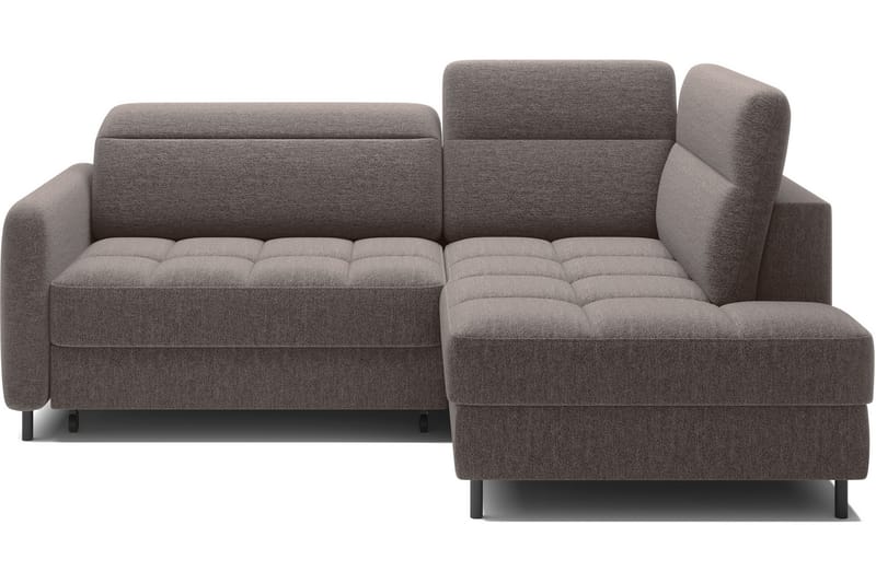 Masuo Sovesofa med Chaiselong 3-personers - Brun - Møbler - Sofaer - Sovesofaer