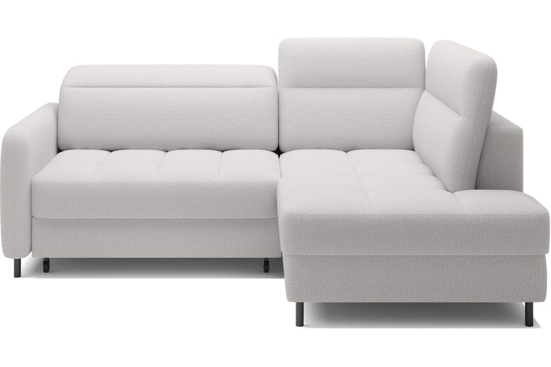 Masuo Sovesofa med Chaiselong 3-personers - Hvid - Møbler - Sofaer - Sovesofaer