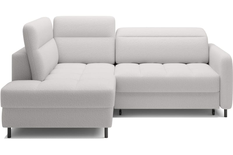 Masuo Sovesofa med Chaiselong 3-personers - Hvid - Møbler - Sofaer - Sovesofaer