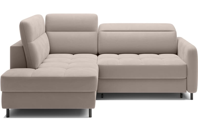 Masuo Sovesofa med Chaiselong 3-personers - Beige - Møbler - Sofaer - Sovesofaer