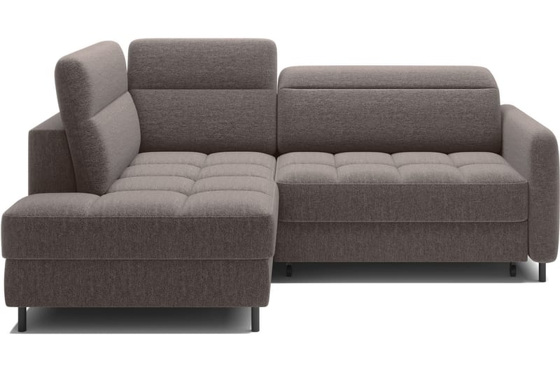 Masuo Sovesofa med Chaiselong 3-personers - Brun - Møbler - Sofaer - Sovesofaer