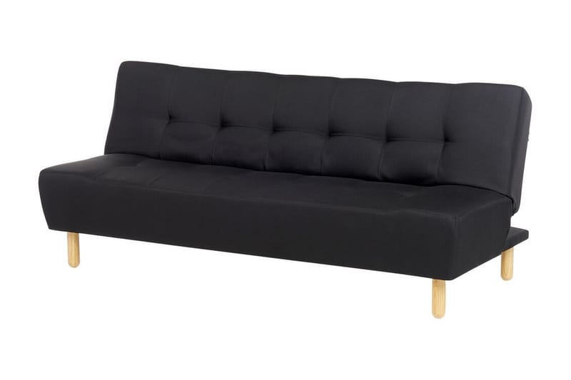 Alsten Modulsofa 3-personers - Sort/Lyst træ - Møbler - Sofaer - Modulsofaer - Komplet modulsofa