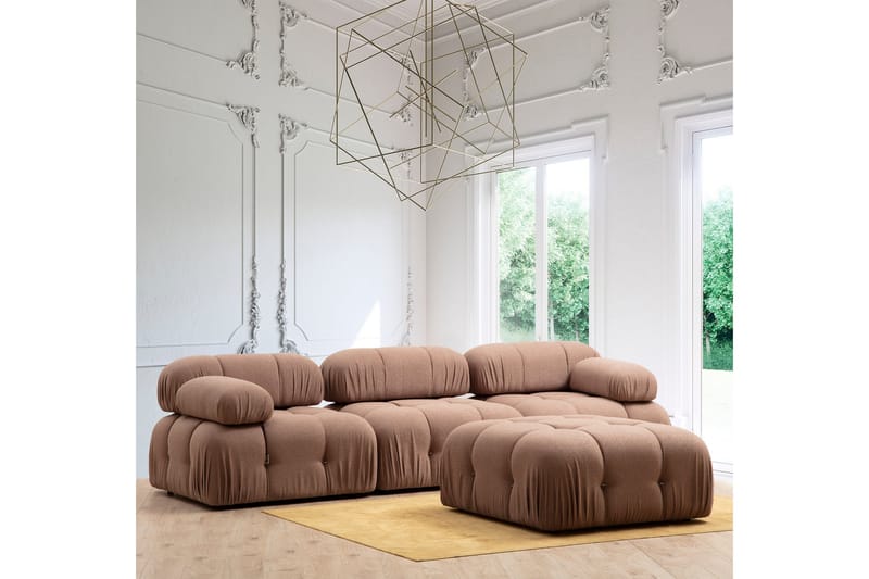 Bengul Venstremodul 95 cm - Brun - Møbler - Sofaer - Modulsofaer - Andre moduler til modulsofa