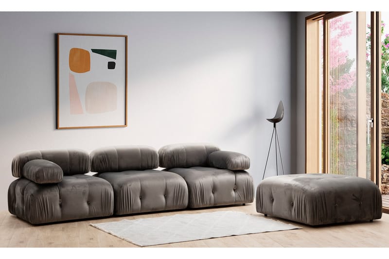 Bengul Venstremodul 95 cm - Grå - Møbler - Sofaer - Modulsofaer - Andre moduler til modulsofa