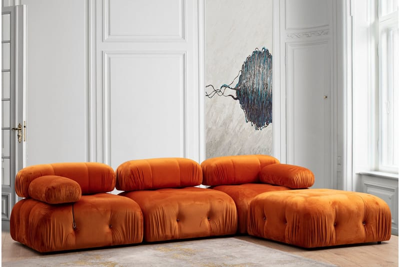 Bengul Venstremodul 95 cm - Orange - Møbler - Sofaer - Modulsofaer - Andre moduler til modulsofa