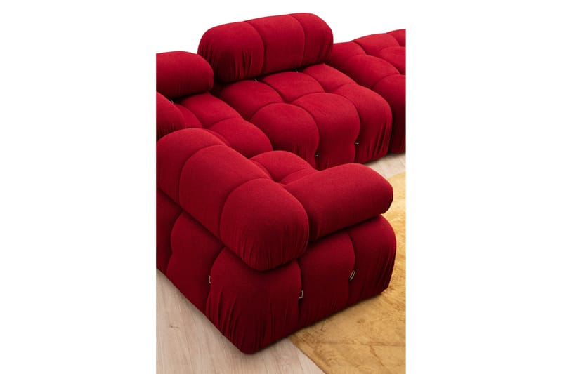 Bengul Venstremodul 95 cm - Rød - Møbler - Sofaer - Modulsofaer - Andre moduler til modulsofa